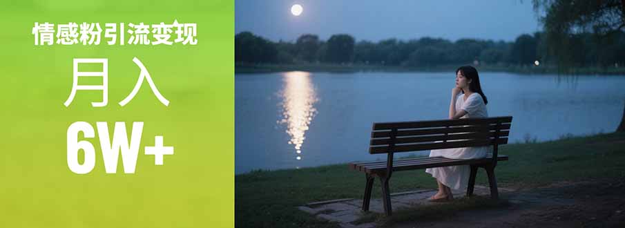 情感粉引流变现实操课:单月变现6w+,情感粉引流变现实操课-优优云网创